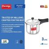 Prestige Popular Stainless Steel Pressure Cooker – Durable SS Body, Gas & Induction Compatible