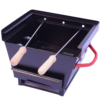 Portable Small Charcoal Barbeque Grill for Picnic, Camping & Outdoor Cooking | Easy-to-Carry BBQ for Home & Travel