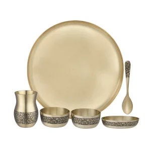 Pipal Satvik Kansa Dinner Set of 6 pcs