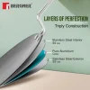 Bergner Argent Samsara Tri-Ply Stainless Steel Roti Tawa 26cm