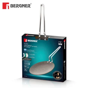 Bergner Argent Samsara Tri-Ply Stainless Steel Roti Tawa 26cm