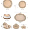 VG Celestia Collection Porcelain Dinner Set– 35 Pieces Nebula