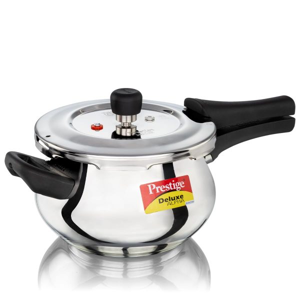 Prestige Deluxe Alpha Svachh Stainless Steel Handi Pressure Cooker