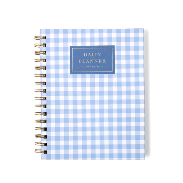 Daily Planner Check Skies 150Pgs -7MM