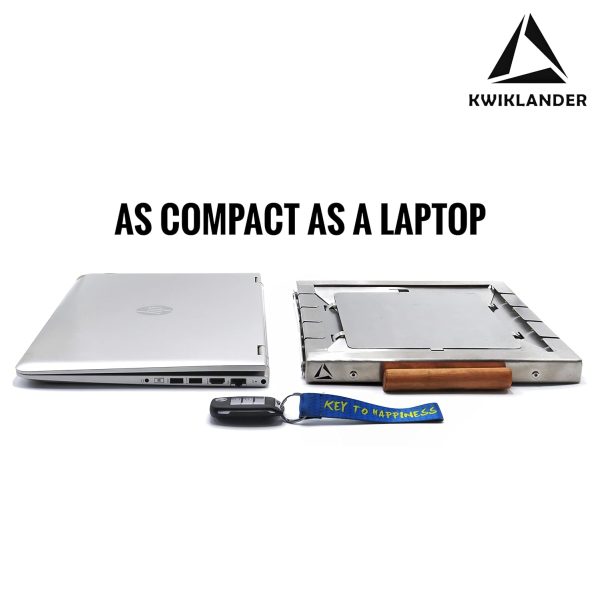 Kwiklander SS BBQ Grill GRX01G – Stainless Steel Charcoal Barbeque for Home & Outdoor Cooking