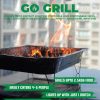 GO GRILL Portable & Disposable Barbeque Grill Set | Instant Lighting Lumpwood Charcoal Included | Ready-to-Use BBQ Grill | Food Safe Certified | India’s First Eco-Friendly Barbecue for Outdoor Cooking