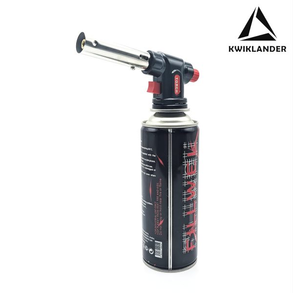 Kwiklander Blow Torch with Butane Canister | Refillable Flame Torch for BBQ, Kitchen & Outdoor Use