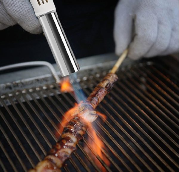 Kwiklander Blow Torch with Butane Canister | Refillable Flame Torch for BBQ, Kitchen & Outdoor Use
