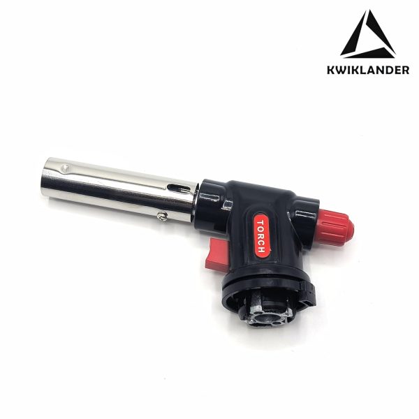 Kwiklander Blow Torch with Butane Canister | Refillable Flame Torch for BBQ, Kitchen & Outdoor Use