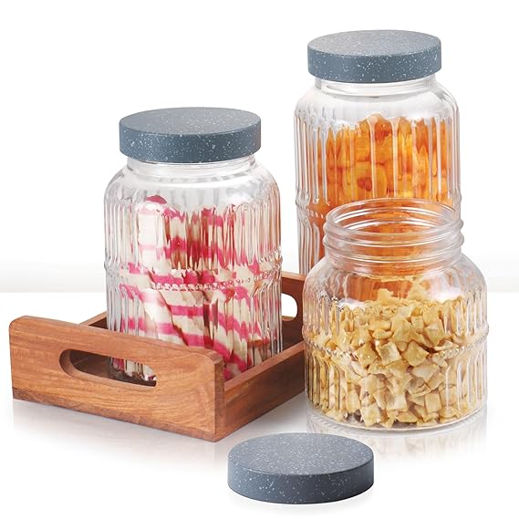 Treo Granito Jar – Airtight Glass Kitchen Storage Container