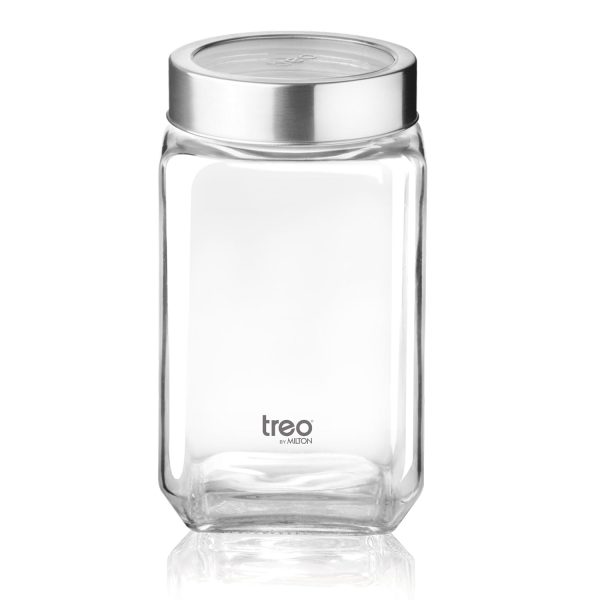 Treo Cube Glass Jar – Airtight Storage Container for Kitchen