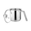 Prabha Xenon Milk Pot with Lid – Durable Stainless Steel Cookware