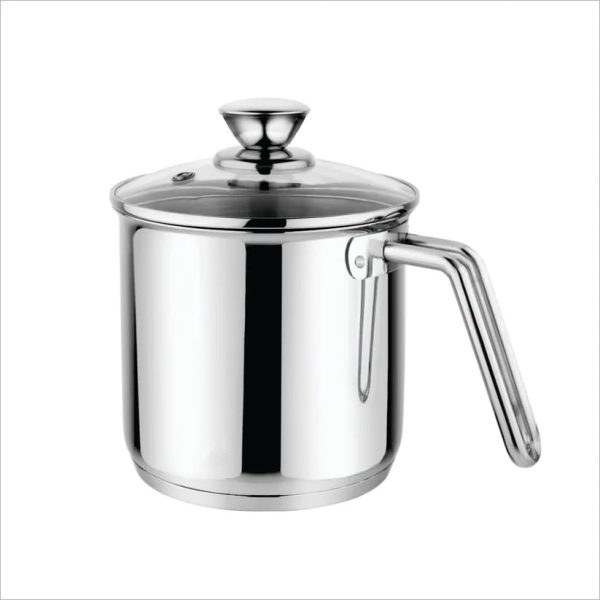 Prabha Xenon Milk Pot with Lid – Durable Stainless Steel Cookware