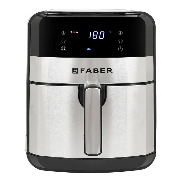 Faber FAF 6.5L Stainless Steel Air Fryer – Black | Digital Healthy Oil-Free Cooking