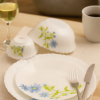 Laopala Diva Classique Collection Dinner Set 19Pcs – Blue Daisy Opalware Dining Set