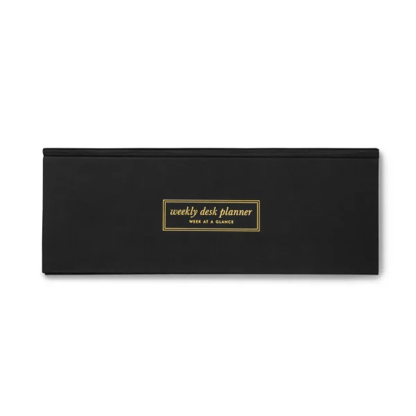 Weekly Desk Planner Charcoal Productivity Notepad – 7MM