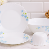 Laopala Diva Classique Collection Dinner Set 19Pcs – Aster Blue Opalware Dining Set