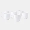 White Espresso Coffee Cup Set of 6