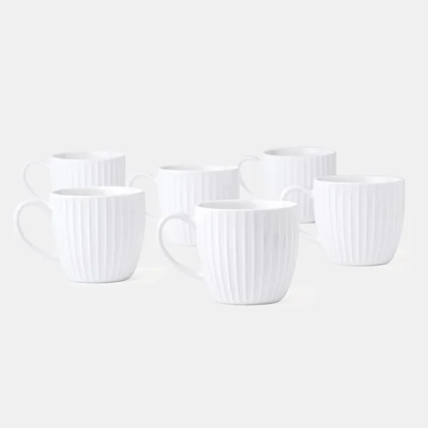 White Espresso Coffee Cup Set of 6