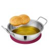 Prabha Elante Triply Stainless Steel Kadhai | Induction & Gas Compatible Cookware