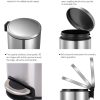 Obsessions Eko Step Bin Artistic MT 5L – Stainless Steel Pedal Dustbin