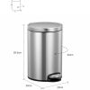 Obsessions Eko Step Bin Artistic MT 5L – Stainless Steel Pedal Dustbin