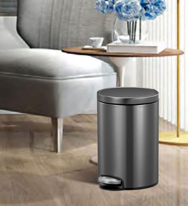 Obsessions Eko Step Bin Artistic – 5L Stainless Steel Pedal Dustbin