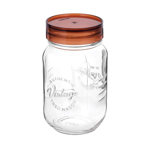Treo Vintage Glass Jar – Airtight Storage Container for Kitchen and Pantry