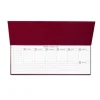 Weekly Desk Planner – Burgundy | Premium Office Planner – 7MM