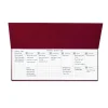 Weekly Desk Planner – Burgundy | Premium Office Planner – 7MM