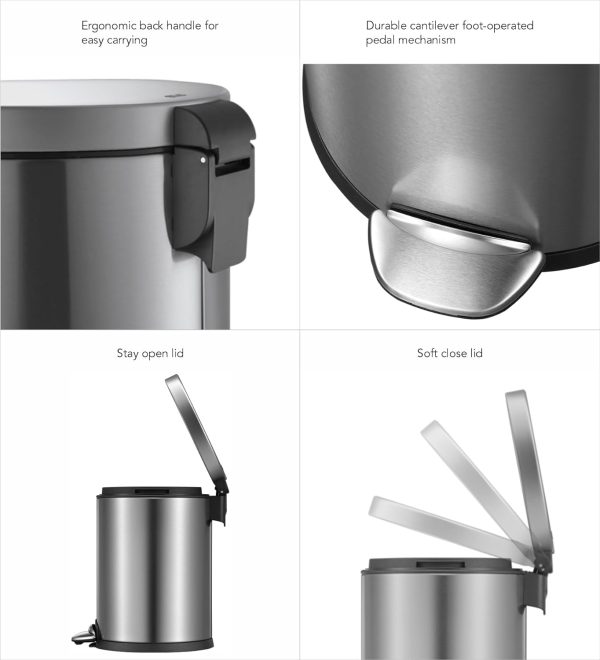 Obsessions Eko Step Bin 3L – Luna MT Trash Bin Compact & Durable