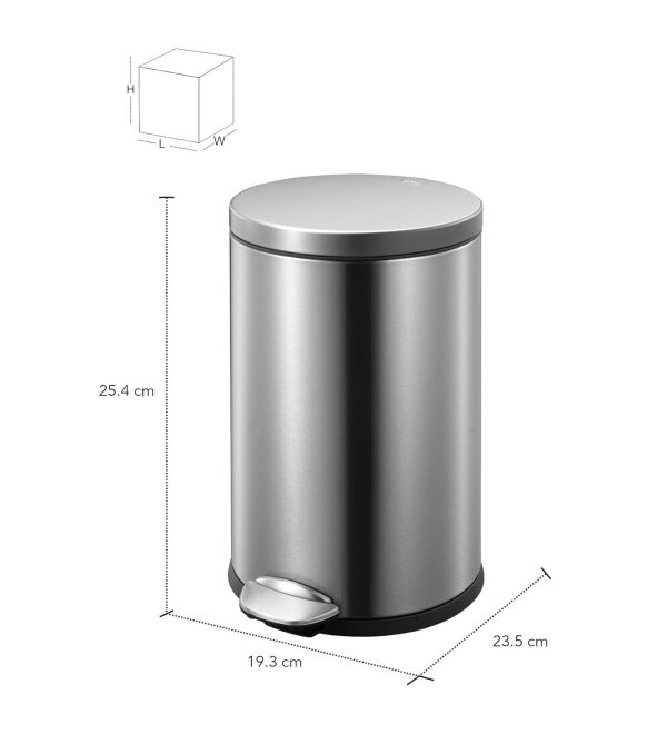 Obsessions Eko Step Bin 3L – Luna MT Trash Bin Compact & Durable