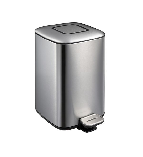 Obsessions EKO Regent Step Trash Bin 6L – Stainless Steel Pedal Dustbin