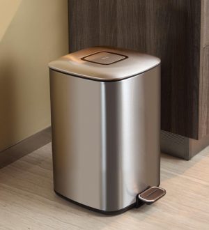 Obsessions EKO Regent Step Trash Bin 6L – Stainless Steel Pedal Dustbin