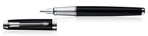 Parker Ambient Lacquer Black Fountain Pen & Ball Pen Set ? Premium Writing Instrument
