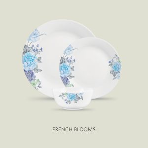La Opala Diva Pearl Collection Dinner Set 20Pcs – French Blooms Floral Design