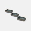 Rena Teal Rectangle Dish Hostware Set of 3