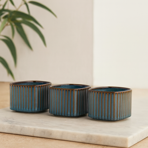 Rena Teal Cube Hostware Set of 3