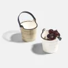 Rena Amalfie Porcelain Bucket Set of 2