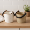 Rena Amalfie Porcelain Bucket Set of 2