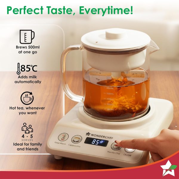 Wonderchef Chai Maker – Electric Tea & Chai Brewer