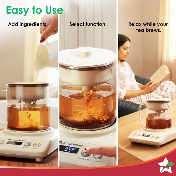 Wonderchef Chai Maker – Electric Tea & Chai Brewer