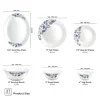 Treo Aurella Fluted Opalware Dinner Set 27 Pcs – Lunis Design