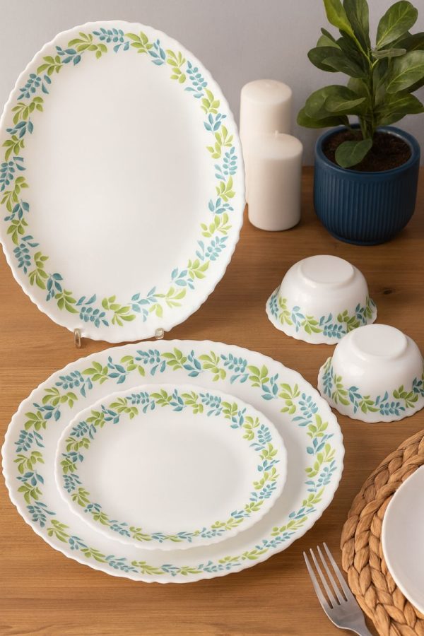 Treo Aurella Fluted Opalware Dinner Set 27 Pcs – Verdinia Design
