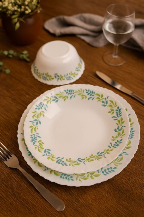 Treo Aurella Fluted Opalware Dinner Set 27 Pcs – Verdinia Design