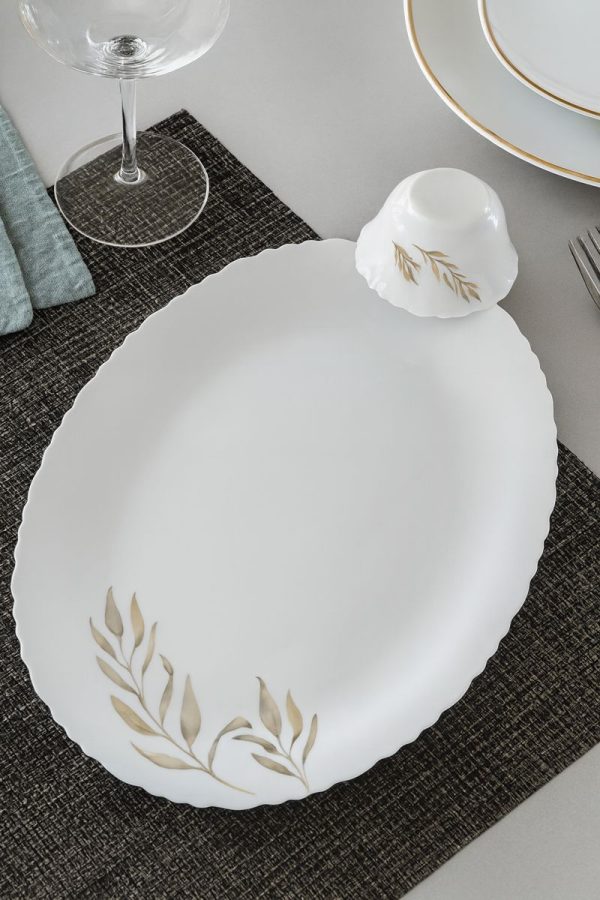 Treo Aurella Fluted Opalware Dinner Set 27 Pcs – Selene Design