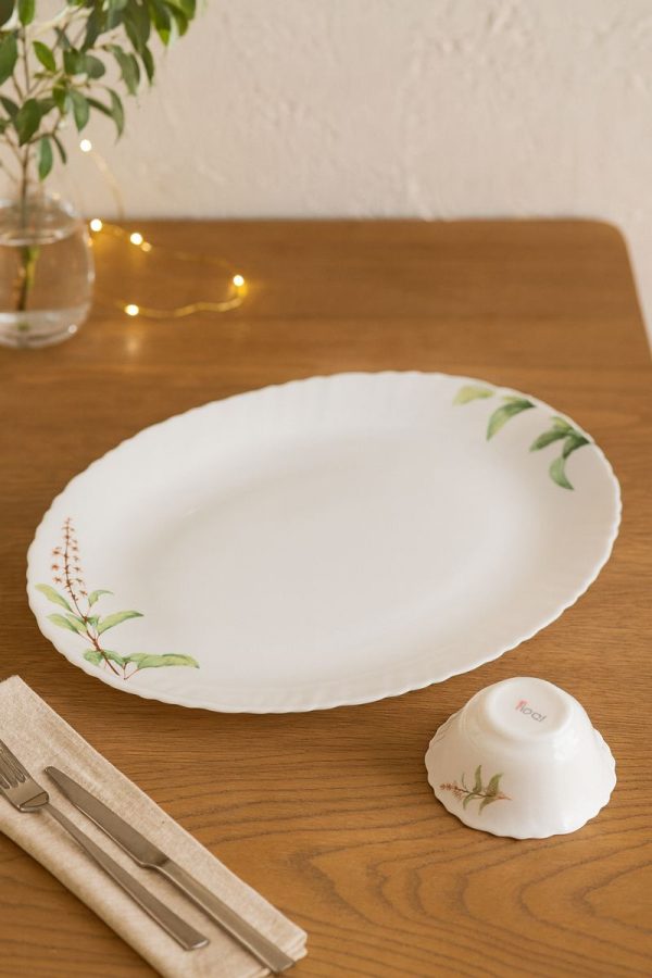 Treo Aurella Fluted Opalware Dinner Set 27 Pcs – Savira Design