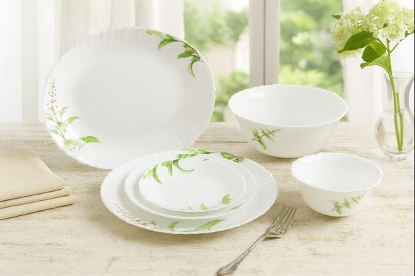 Treo Aurella Fluted Opalware Dinner Set 27 Pcs – Savira Design