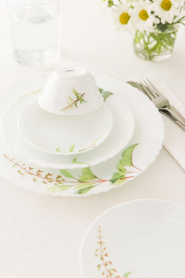 Treo Aurella Fluted Opalware Dinner Set 27 Pcs – Savira Design