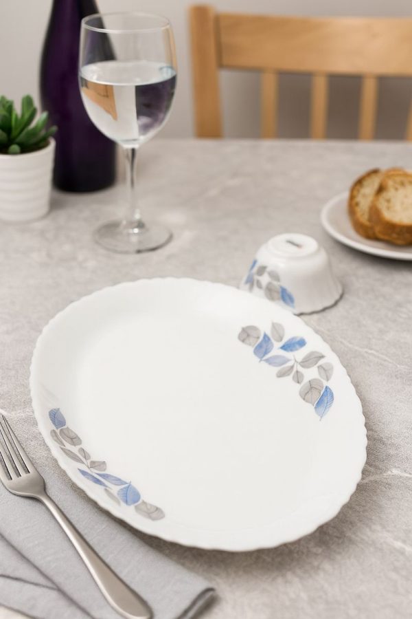 Treo Aurella Fluted Opalware Dinner Set 21 Pcs – Lunis Design